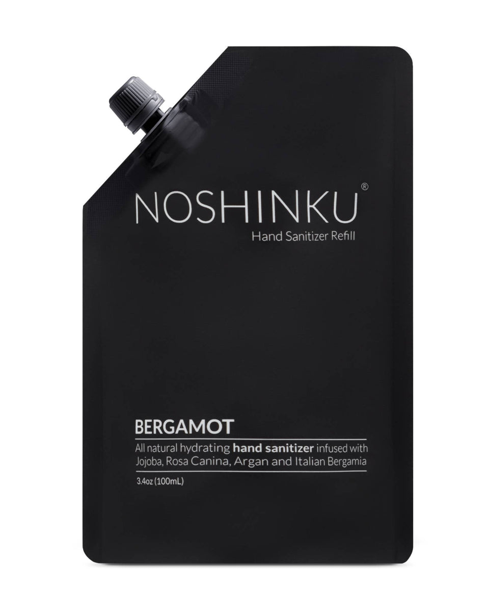 Bergamot & Cedar Nourishing Sanitizer Mini 100ml Refill Pouch