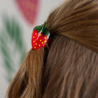 Jenny Lemons - Mini Red Strawberry Hair Claw Clip