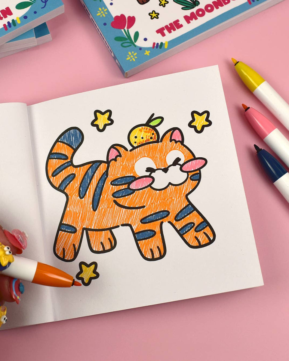 The Doodlebook Kawaii Coloring Book
