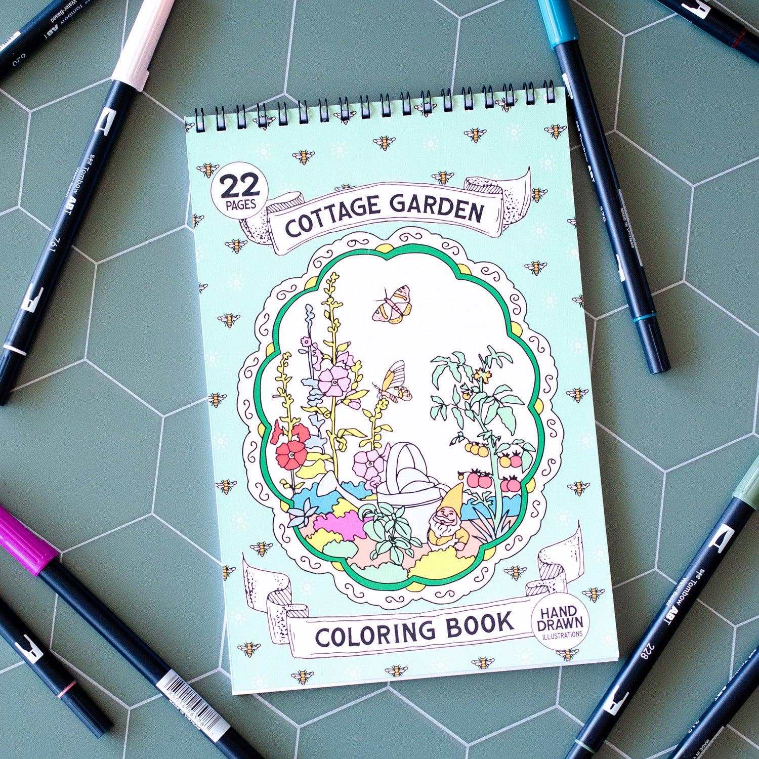 Antiquaria - Cottage Garden Premium Coloring Book