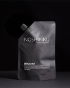 Desinfectante de manos nutritivo Noshinku de bergamota y cedro (minibolsa de recarga de 100 ml) - Orgánico y antiadherente