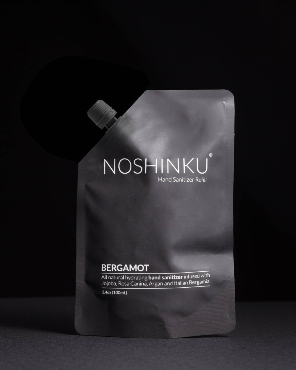 Bergamot & Cedar Nourishing Sanitizer Mini 100ml Refill Pouch