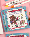 Mini Kawaii Coloring Book 🖍️ The Doodlebook | 5"x5" Travel Size by the Moonborn