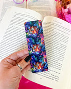 90s Inspired Rainbow Tiger Soft Touch Matte Bookmark - 2" x 6"