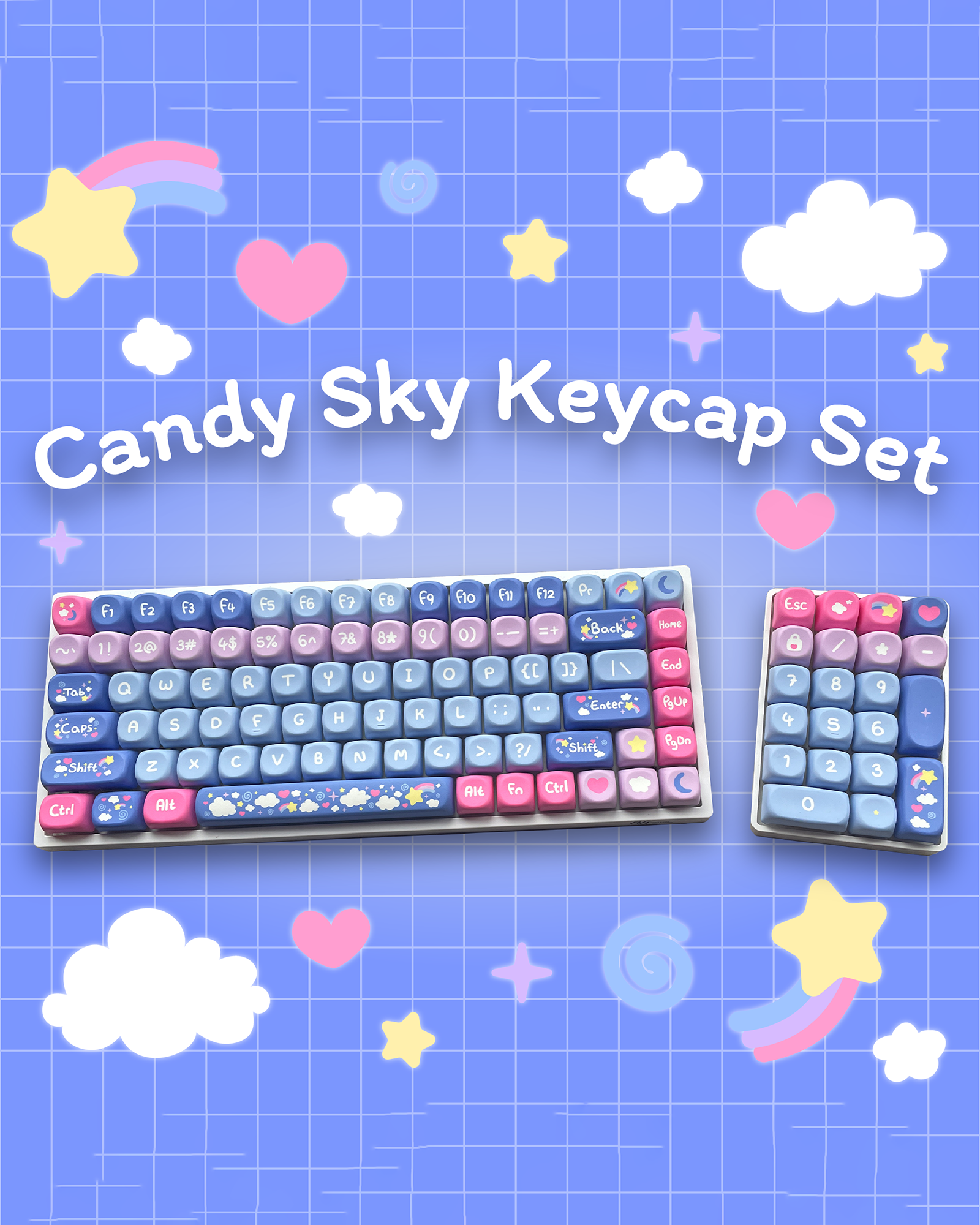 Candy Sky Keycap Set