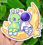 Milky Tomato - Ghost Date Astronaut and Alien Stickers!
