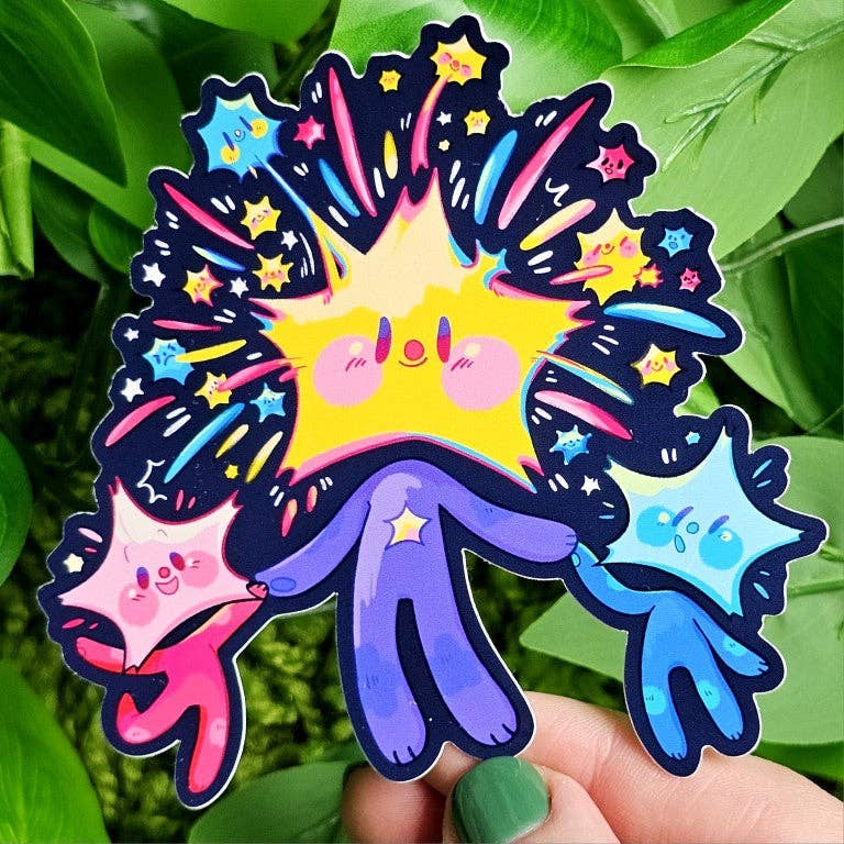 Milky Tomato - Fireworks Star Babies Stickers