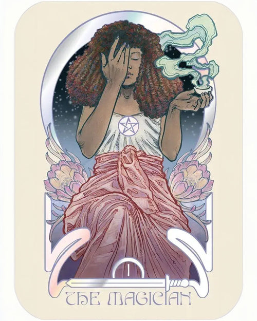 Ethereal Visions Luna 80-Karten-Tarotdeck &amp; 140-seitiger farbiger Leitfaden