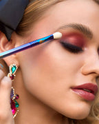 Juego de brochas cosméticas para rostro y ojos y neceser Alicia en el país de las maravillas de Disney