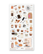Ruslana Lubenets "Cafe Vibes" ☕🥐 STICKII Sticker Sheets - Cozy Coffee Shop & Bakery Decals