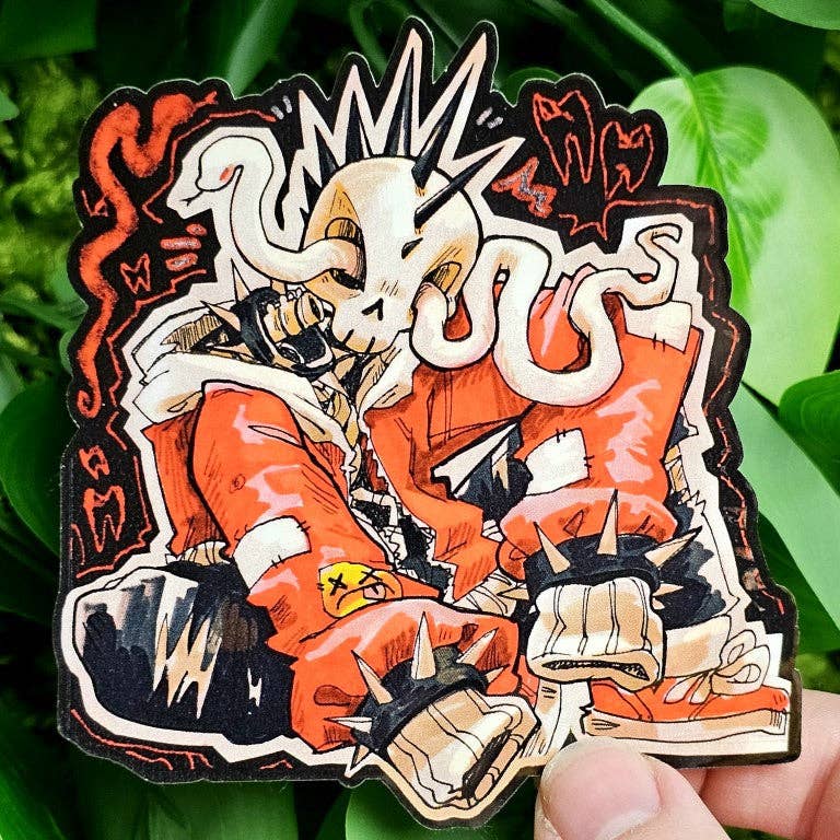 Milky Tomato - Punk Skeleton Sticker