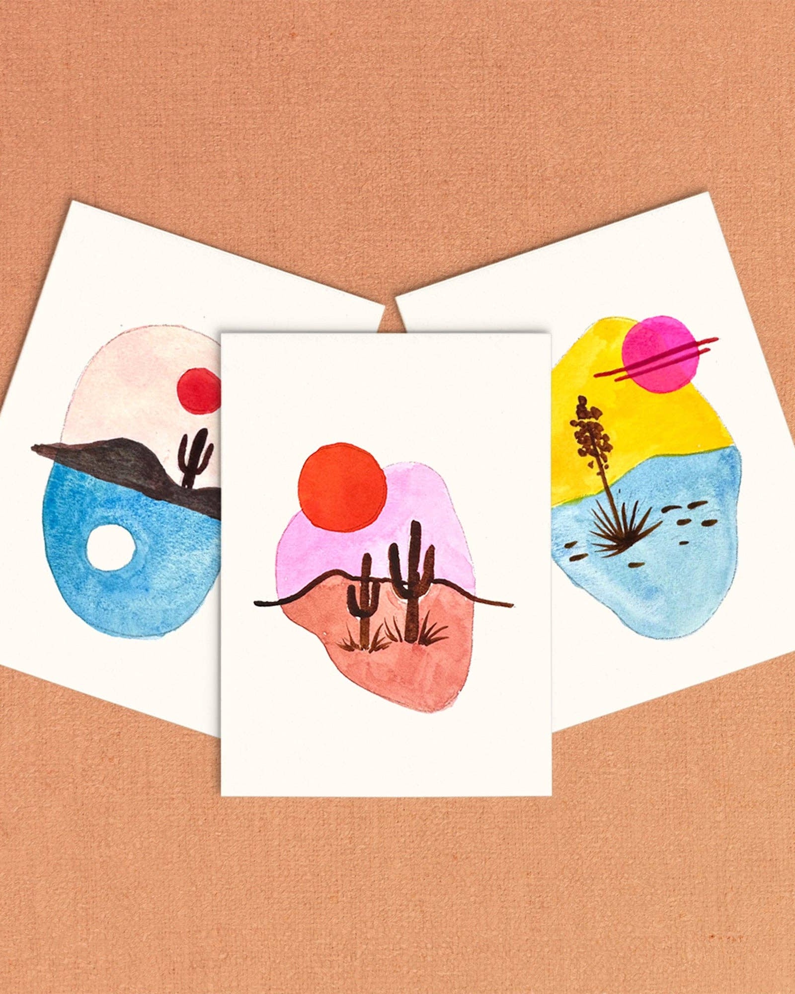 Antiquaria - Mini Watercolor Painting Kit: Desert Landscapes