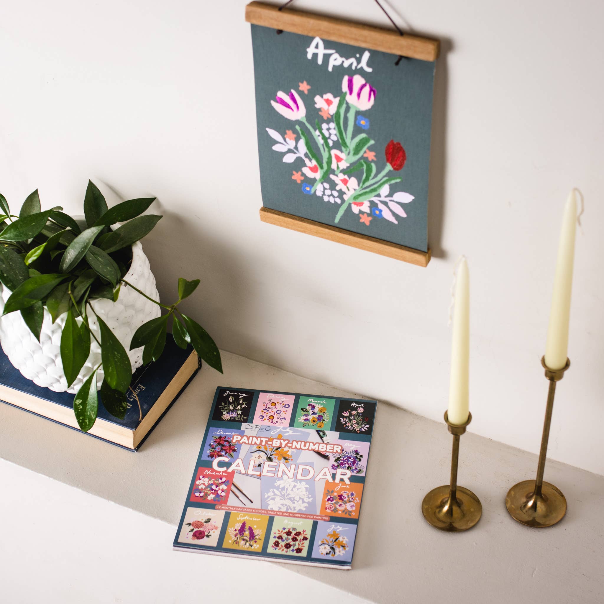 Cate Paper Co. - Paint-by-Number Calendar Kit