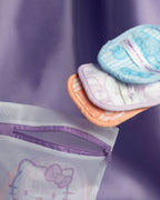 7-Tage-Set mit wiederverwendbaren Hello Kitty Make-up-Entfernungstüchern in Pastellfarben