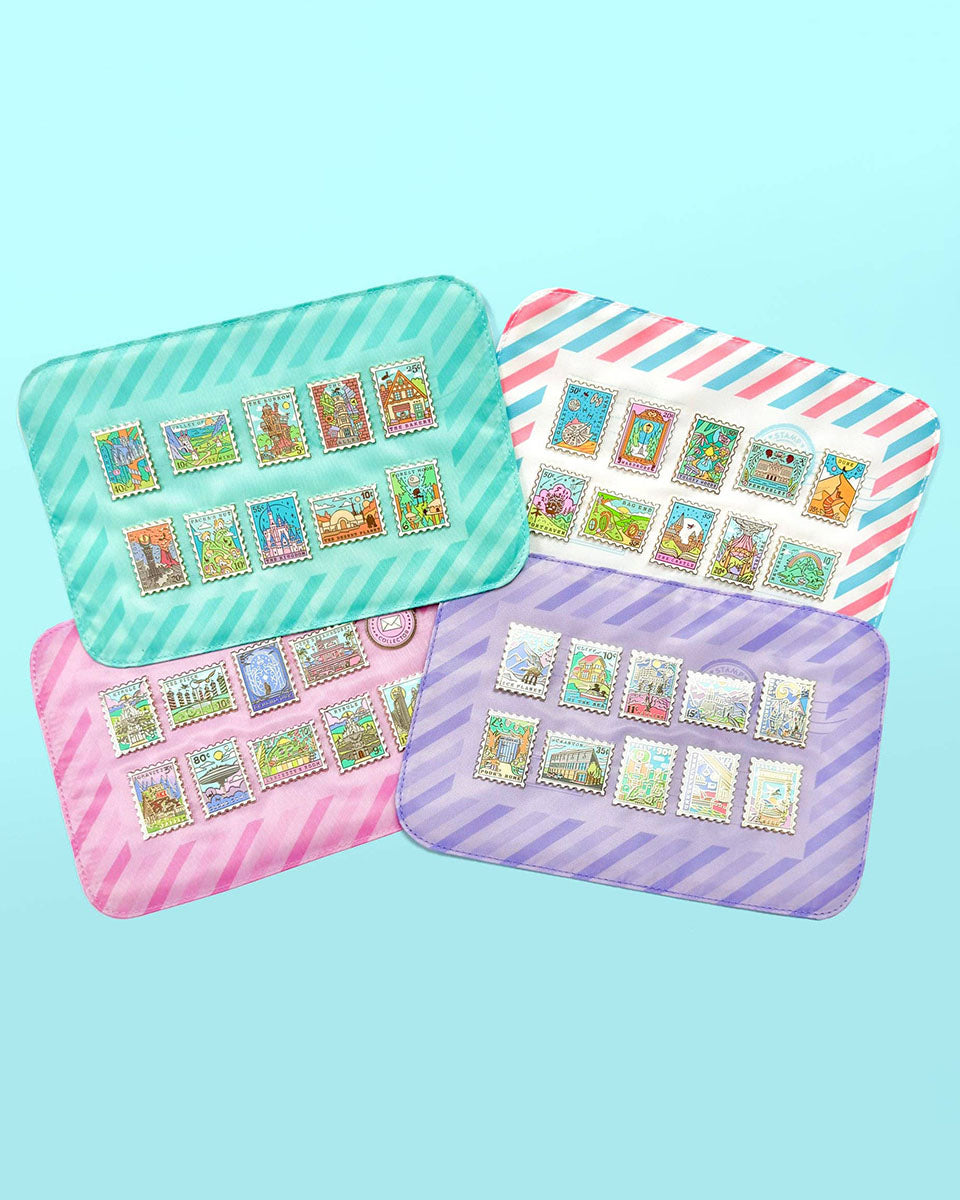 Purple Envelope Ita Bag Insert - 9.1"