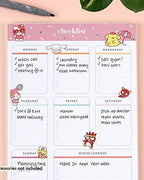 Hello Kitty & Friends Pink Confetti Checklist 25pg Notepad