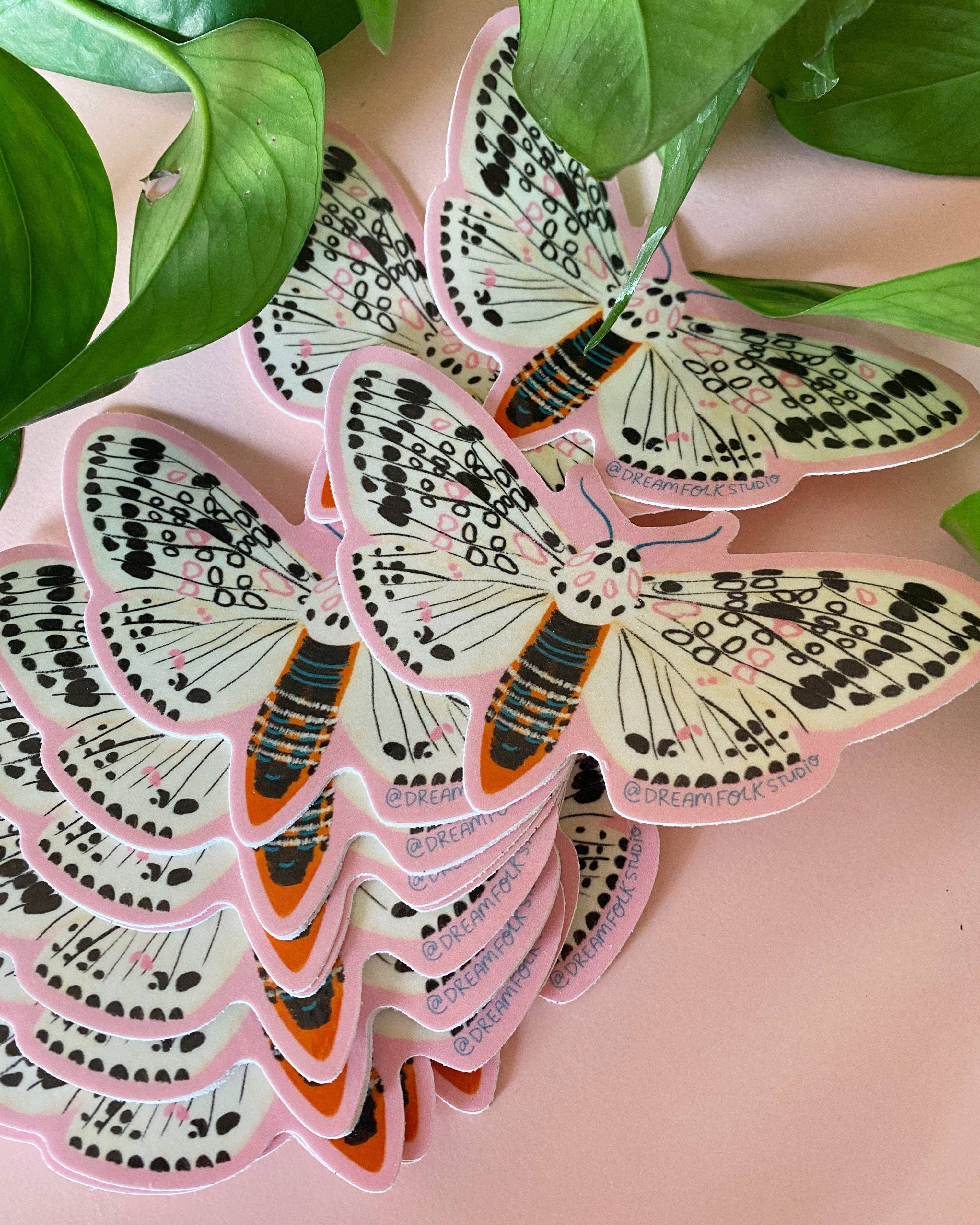 Dream Folk Studio - Leopard Moth Sticker