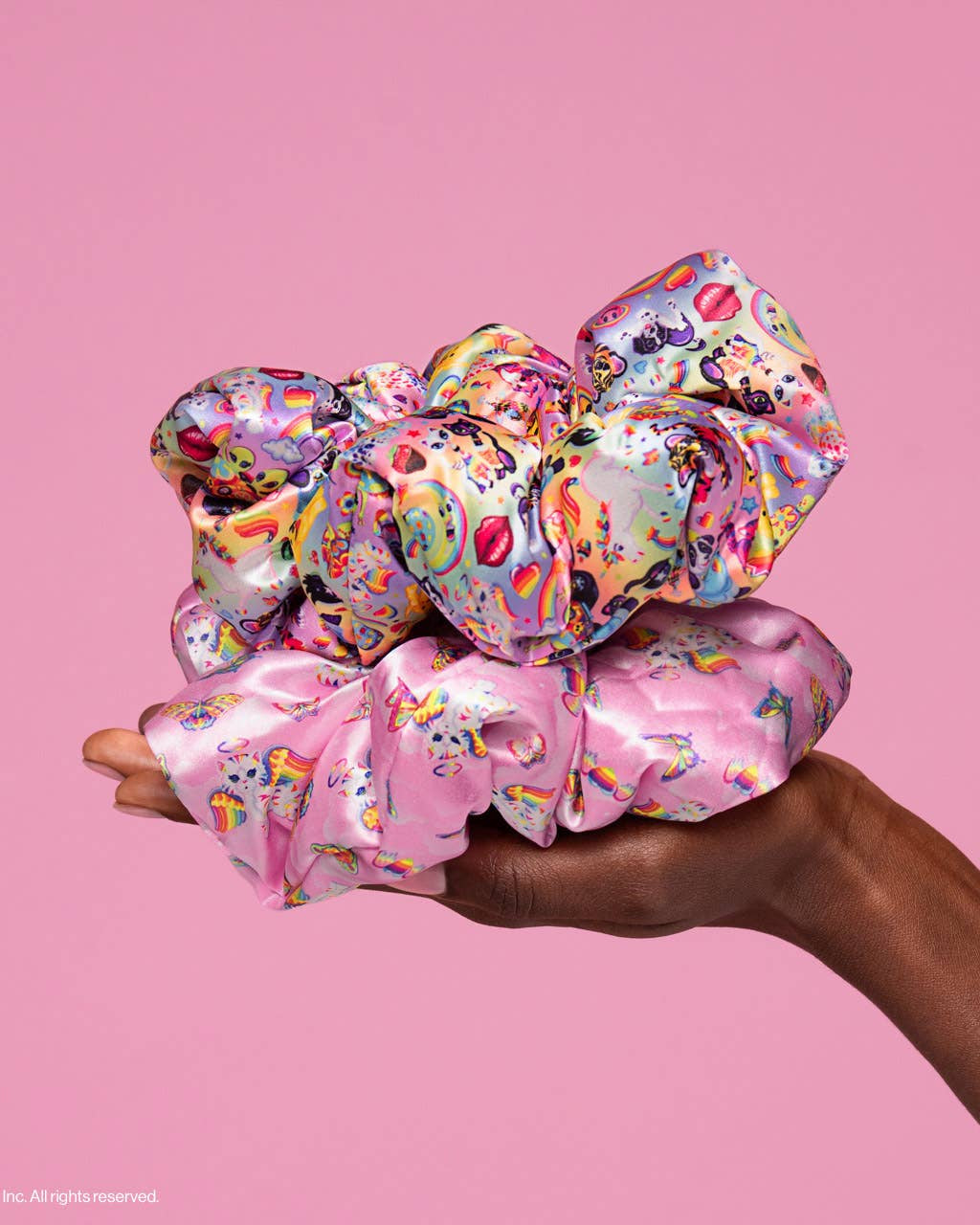 Lisa Frank x Kitsch Pillow Scrunchies in Satin - The Fantastic World of Lisa Frank Lisa Frank x Kitsch Pillow Scrunchies in Satin - The Fantastic World of Lisa Frank