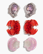 Jenny Lemons - Micro Seafood Hair Claw Clip Set