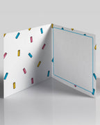 "I've Really Fallen for You" Kawaii Bears & Pigs Building Blocks Greeting Card - 6"