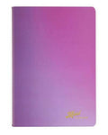 Planificador pequeño sin fecha para planificación de comidas + hoja de pegatinas - Mezclas de colores: rosa y morado