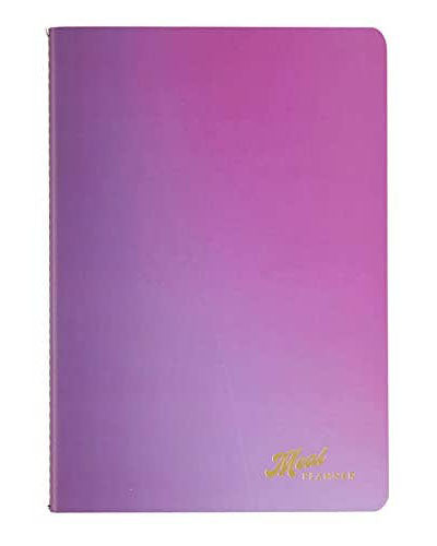 Meal Planning Petite Dateless Planner + Sticker Sheet - Colorblends: Pink & Purple