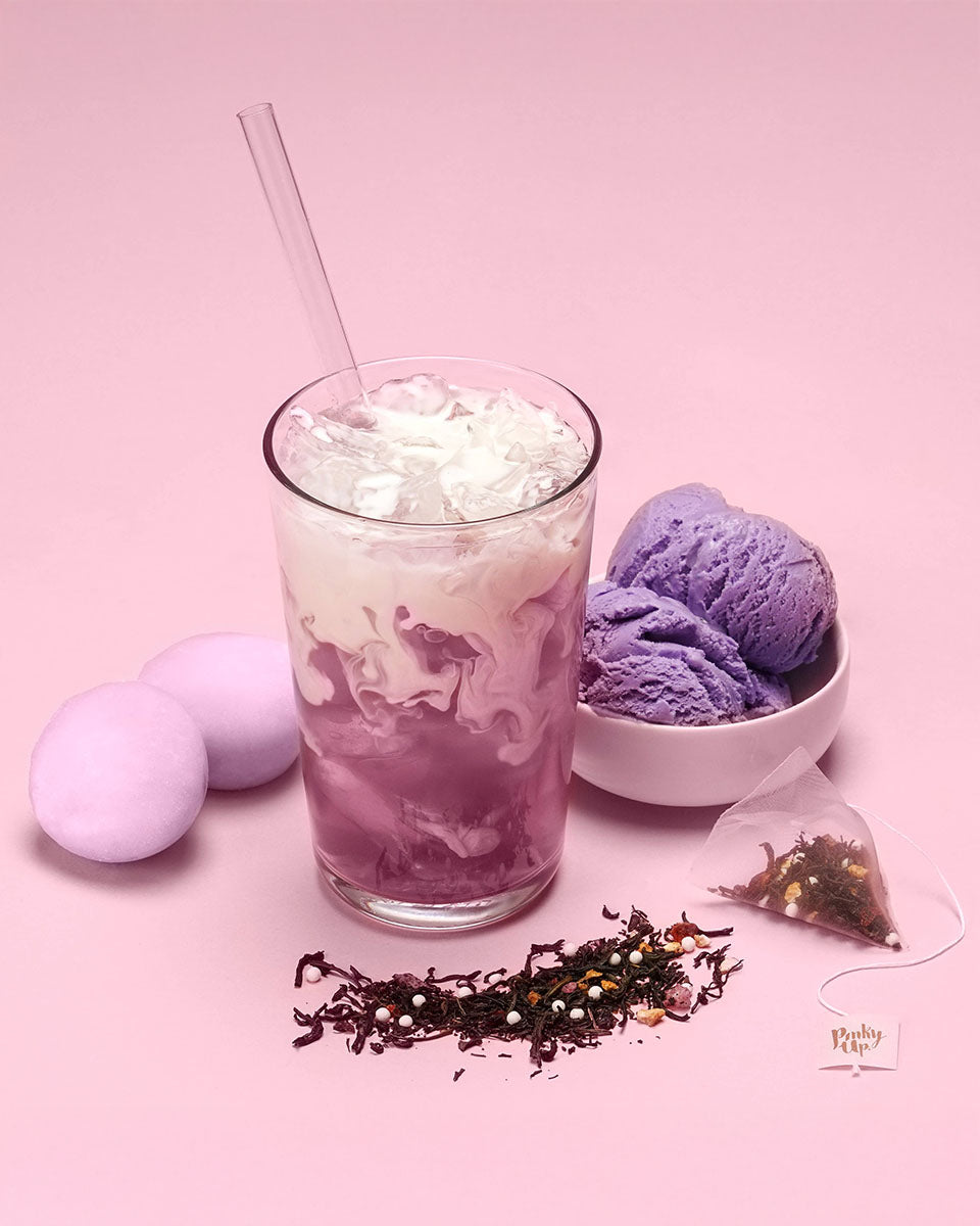 Mochi Ice Cream Flavored Boba Tea - Box of 12 Pyramid Sachets