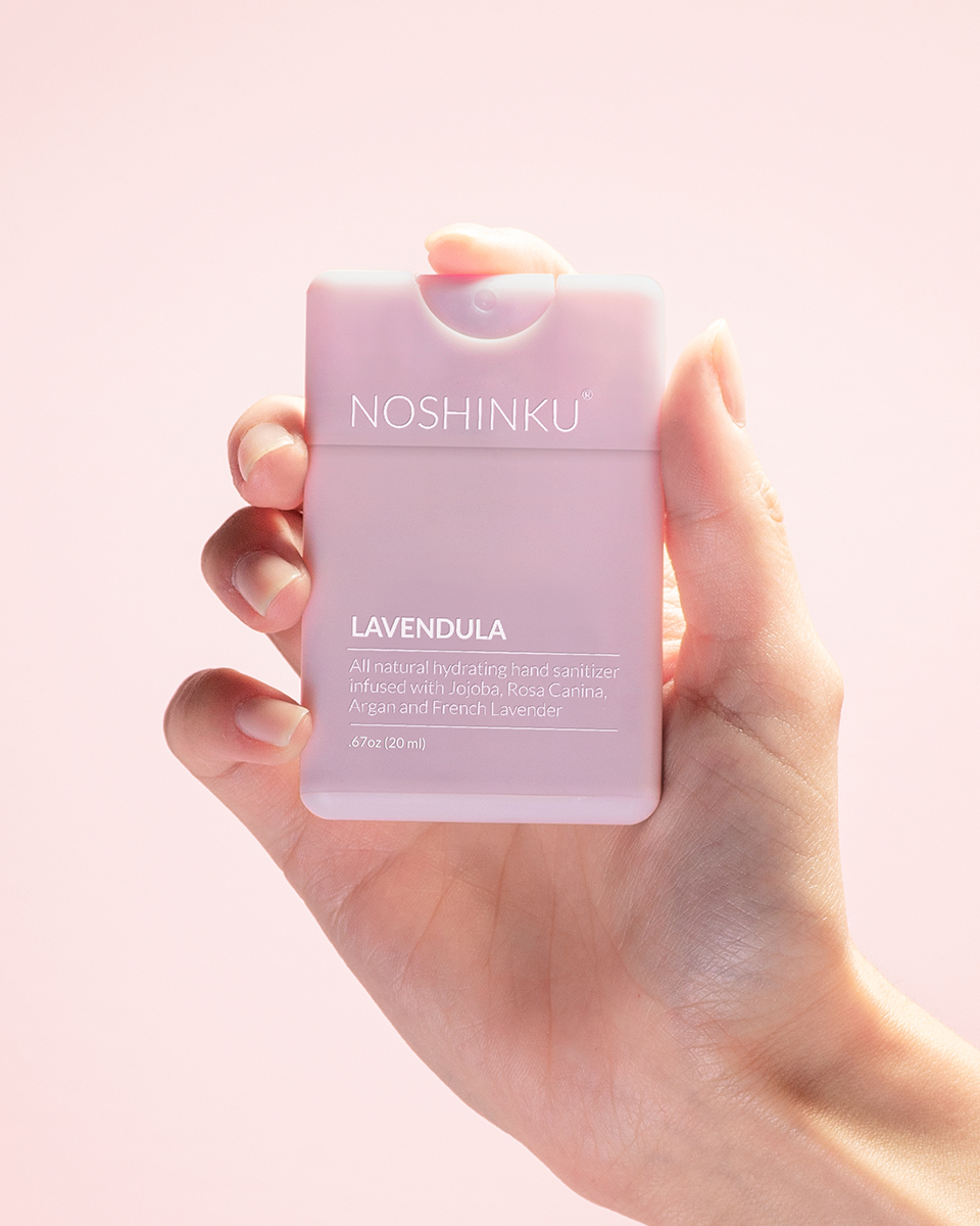 Refillable Lavender Moisturizing Pocket Hand Sanitizer - 20mL