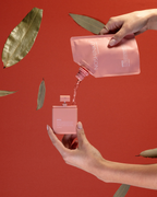 Nachfüllbares, feuchtigkeitsspendendes Handdesinfektionsmittel mit Orangen-Koriander-Duft – 20 ml