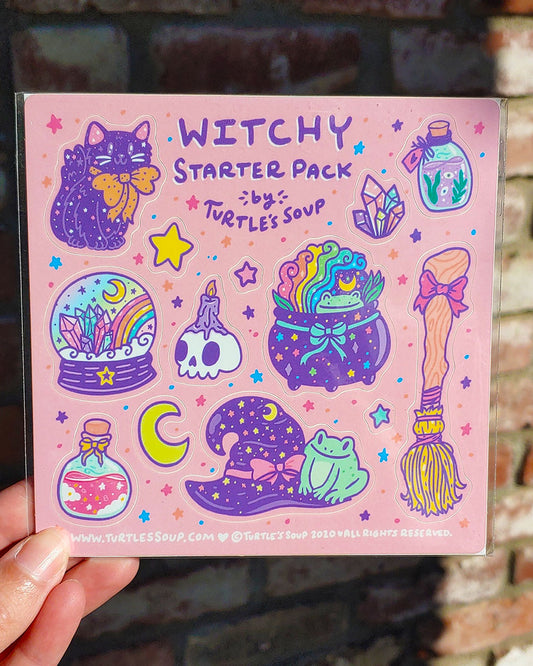 Witchy Starter Pack Vinyl Sticker Sheet