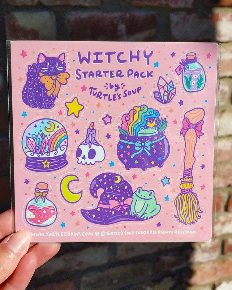 Witchy Starter Pack Vinyl-Aufkleberbogen