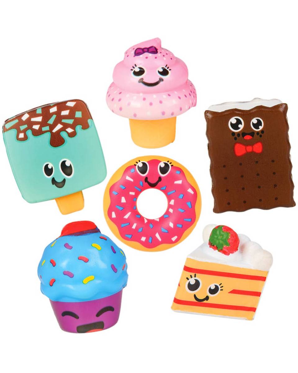 Squishy Happy Kawaii Dessert 3" - Choose From 6 Designs