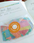 Konfetti-Feier-Rezept-Gruß-Karte