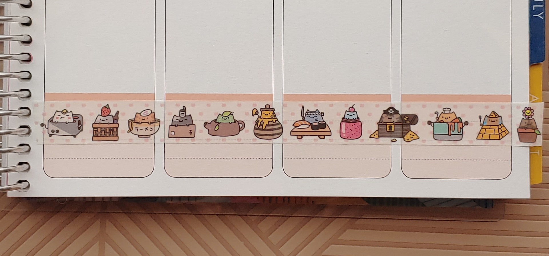 Ohayo Neko Kawaii Kitty Katze Washi Tape