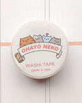 Ohayo Neko Kawaii Kitty Cat Washi Tape