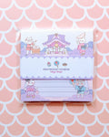 Bloc de notas cuadrado Neko Matsuri Kawaii Kitty Cat 3"x3"