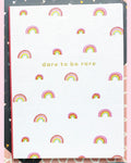 Dare to Be Rare Rainbow Flex Notebook