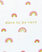 Trauen Sie sich, seltenes Regenbogen-Flex-Notizbuch zu sein