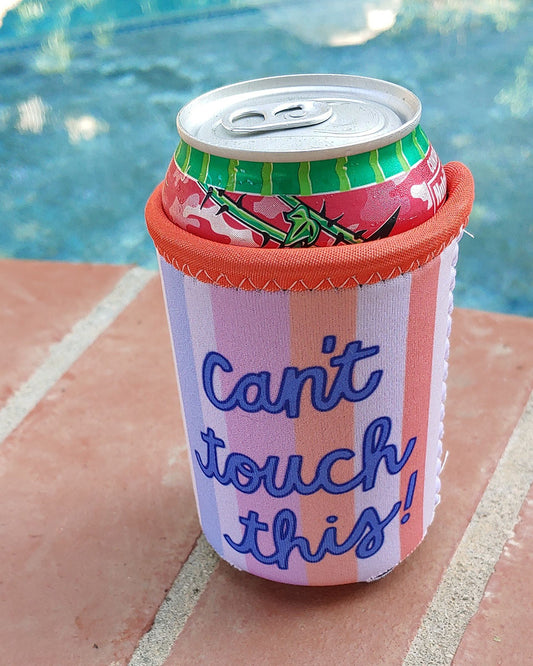 Reversible Can Cozy - Love me!/Can't Touch This