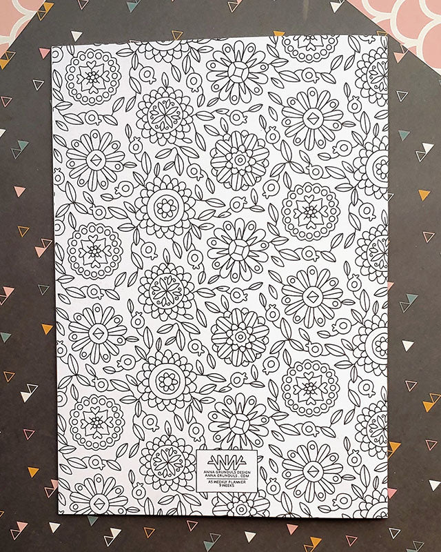 2 Month Calendar Notebook for Coloring & Journaling