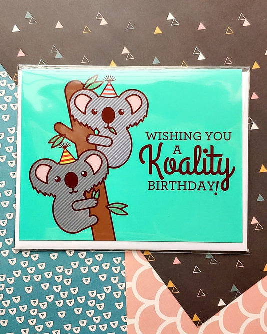 Koality Birthday Koala Greeting Card
