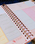 Pastel Rainbow Undated Perpetual Year Goal & Weekly Planner