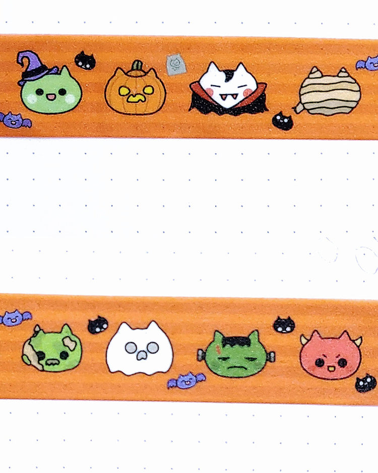 Halloween Costume Kitties Glitter Washi Tape 25mmx5m