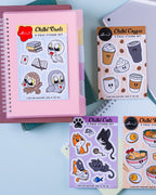 Chibi Cats Vinyl Sticker Sheet