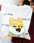 Eco Doge Meme Reusable Tote - Free gift w/$20 purchase. Use code "ecodoge" at checkout. While supplies last.