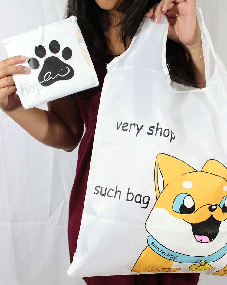 Eco Doge Meme Reusable Tote - Free gift w/$20 purchase. Use code "ecodoge" at checkout. While supplies last.