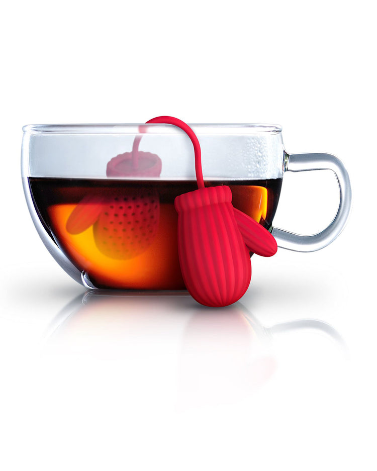 Cozy Cup Red Mitten Tea Infuser