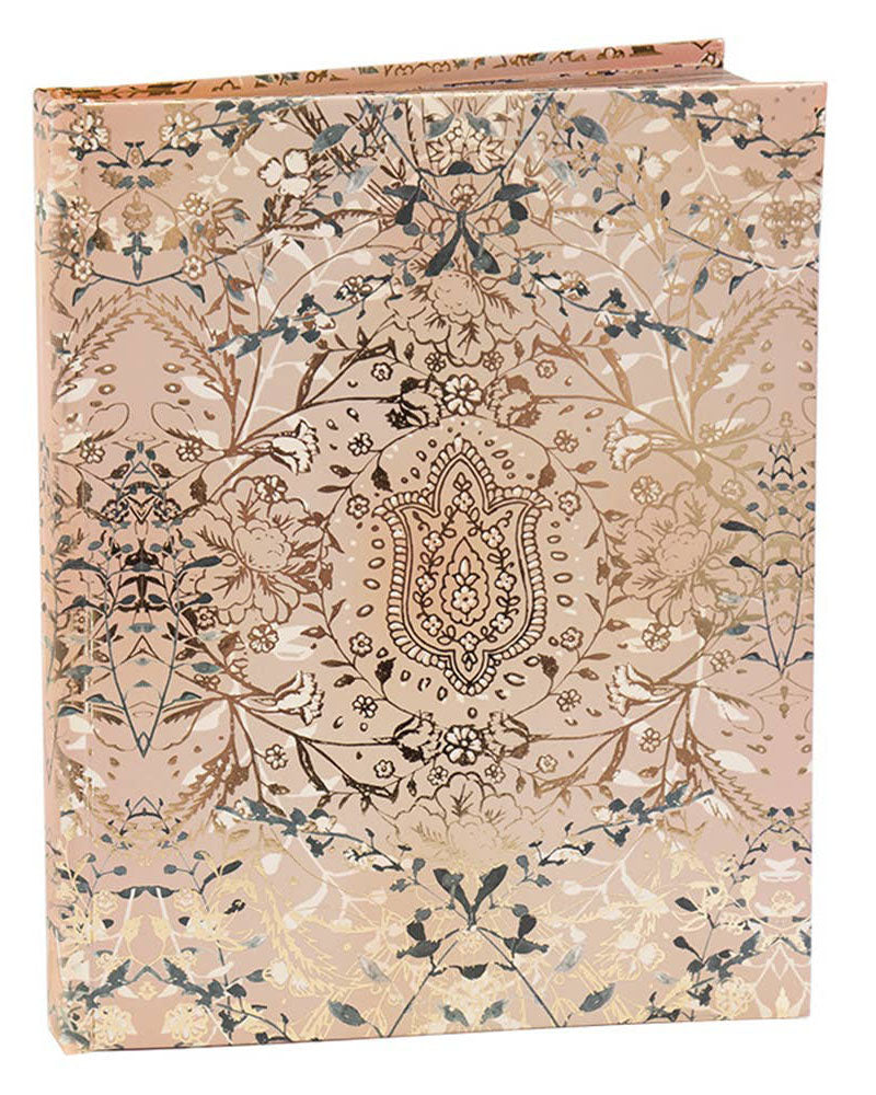 Gold-toned and Foiled Lotus Garden Journal