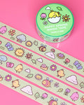 Happy Spring Flowers and Animals Kawaii Washi Tape