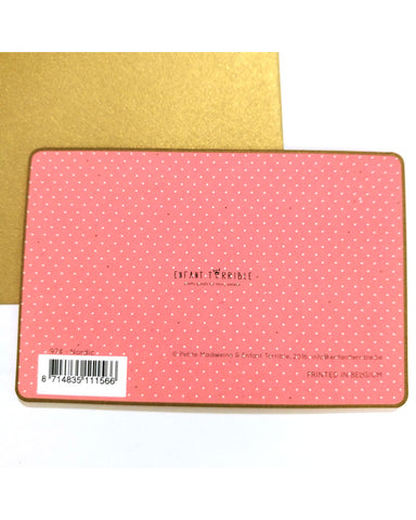 Pink and Gold-toned "Hello Gorgeous" Greeting Card